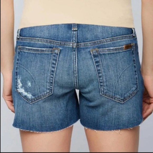 Joe’ Jeans Maternity Collector’s Edition The Ozzie 4” Cut Off Short Size 27 - Picture 2 of 5